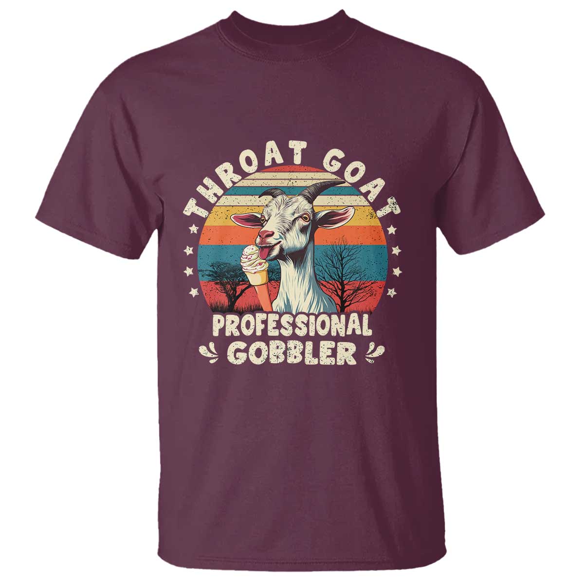 Throat Goat T Shirt Funny Dirty Humor Embarrassment Vintage - Wonder Print Shop