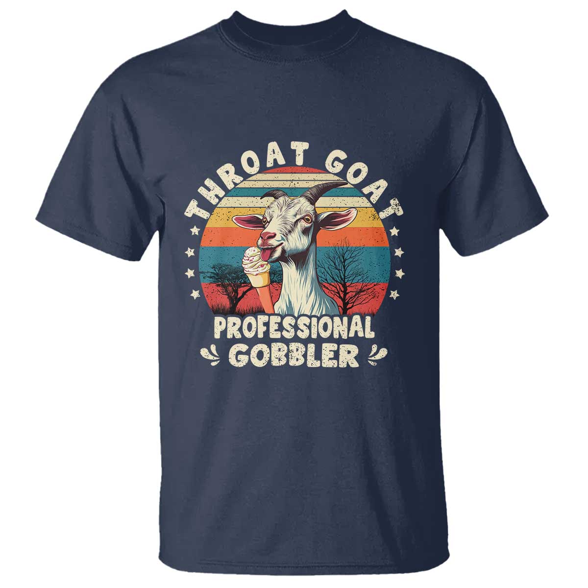 Throat Goat T Shirt Funny Dirty Humor Embarrassment Vintage - Wonder Print Shop