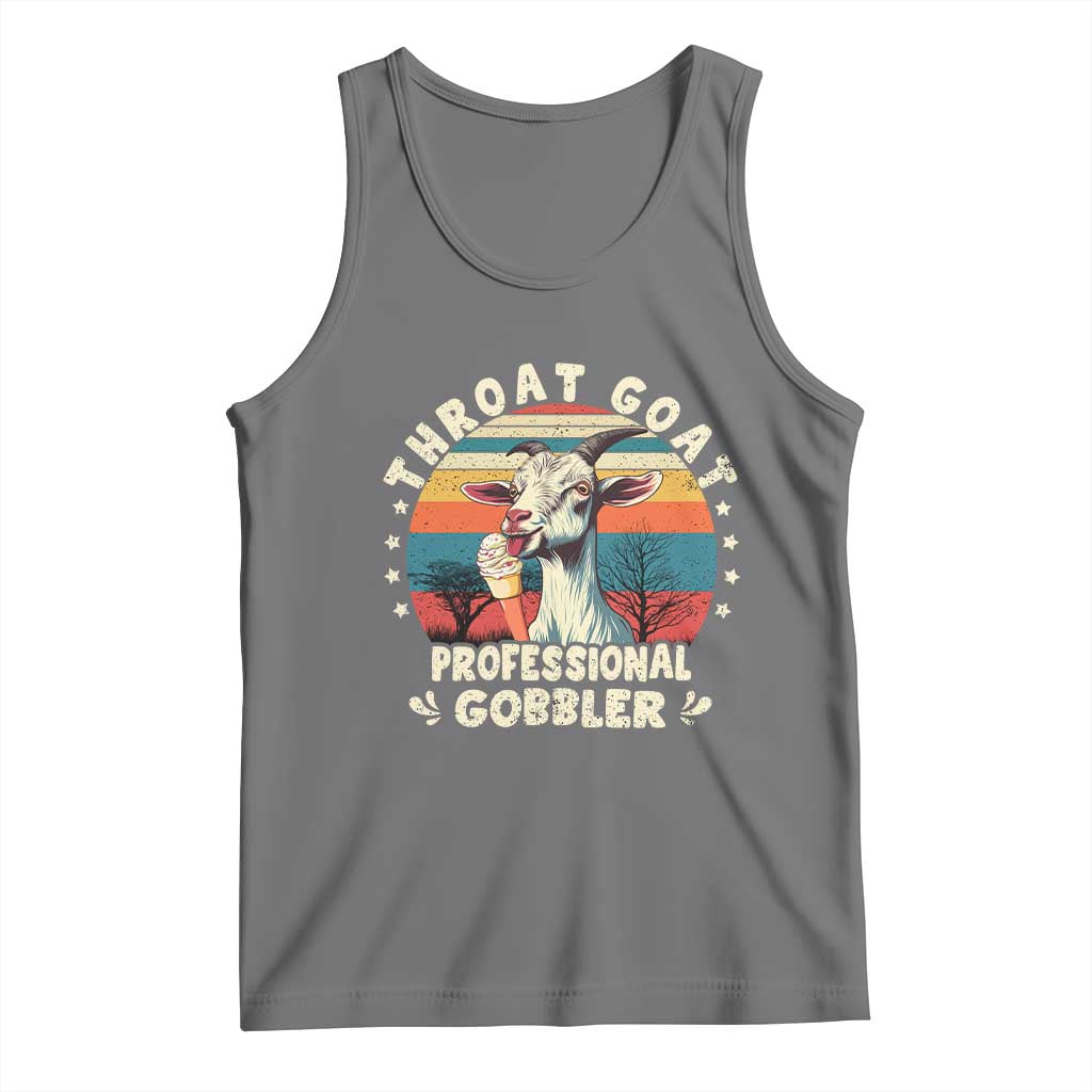 Throat Goat Tank Top Funny Dirty Humor Embarrassment Vintage - Wonder Print Shop