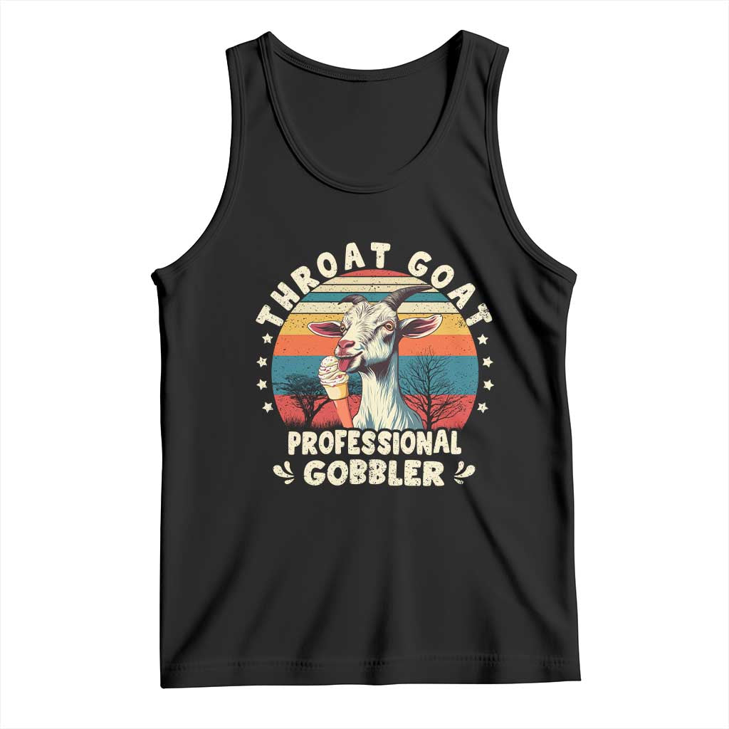Throat Goat Tank Top Funny Dirty Humor Embarrassment Vintage - Wonder Print Shop