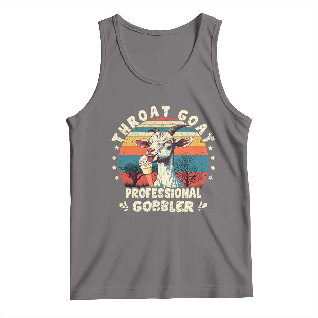 Throat Goat Tank Top Funny Dirty Humor Embarrassment Vintage - Wonder Print Shop
