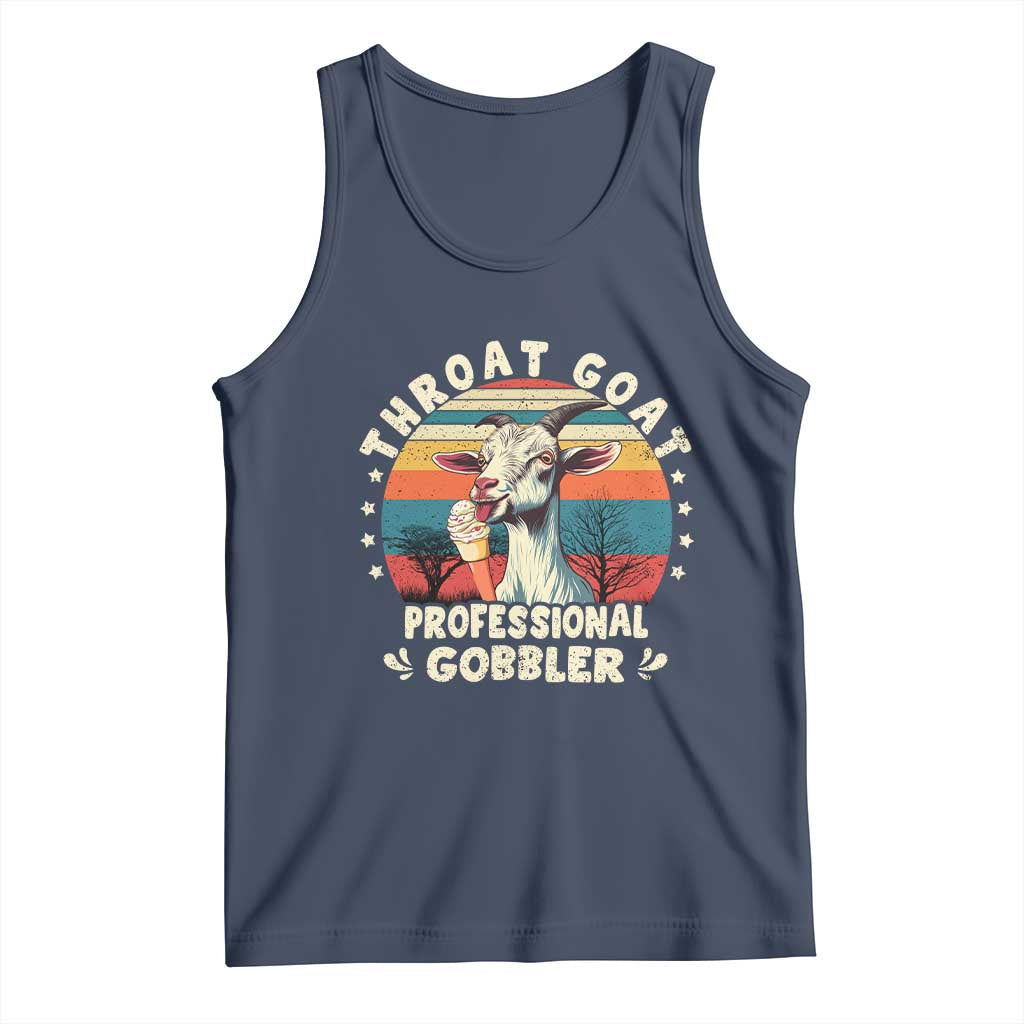 Throat Goat Tank Top Funny Dirty Humor Embarrassment Vintage - Wonder Print Shop