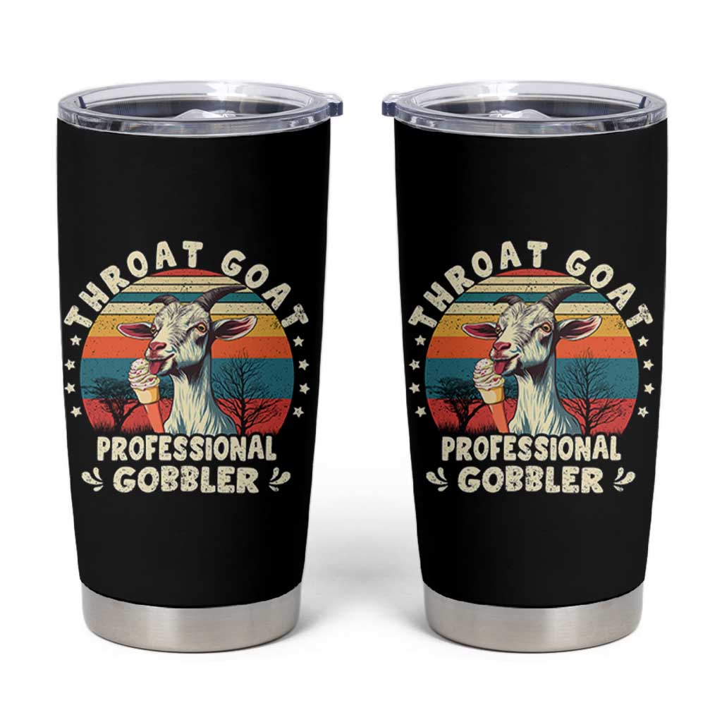 Throat Goat Tumbler Cup Funny Dirty Humor Embarrassment Vintage - Wonder Print Shop