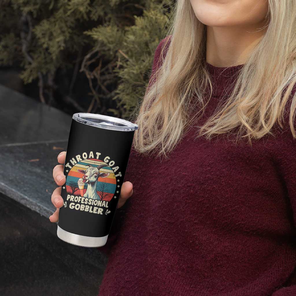 Throat Goat Tumbler Cup Funny Dirty Humor Embarrassment Vintage - Wonder Print Shop