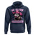 Cowboy Opossum Go On Now Git Hoodie Funny Possum Pink Cowgirl Hat Western Wild West - Wonder Print Shop