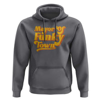 Retro Mayor of Funky Town Hoodie Funny Vintage 70s Disco Party