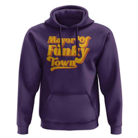 Retro Mayor of Funky Town Hoodie Funny Vintage 70s Disco Party
