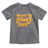 Retro Mayor of Funky Town Toddler T Shirt Funny Vintage 70s Disco Party
