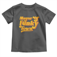 Retro Mayor of Funky Town Toddler T Shirt Funny Vintage 70s Disco Party