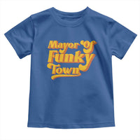 Retro Mayor of Funky Town Toddler T Shirt Funny Vintage 70s Disco Party