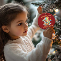 Shakin' Tits and Takin' Shits Christmas Ornament Naughty Funny Inappropriate - Wonder Print Shop