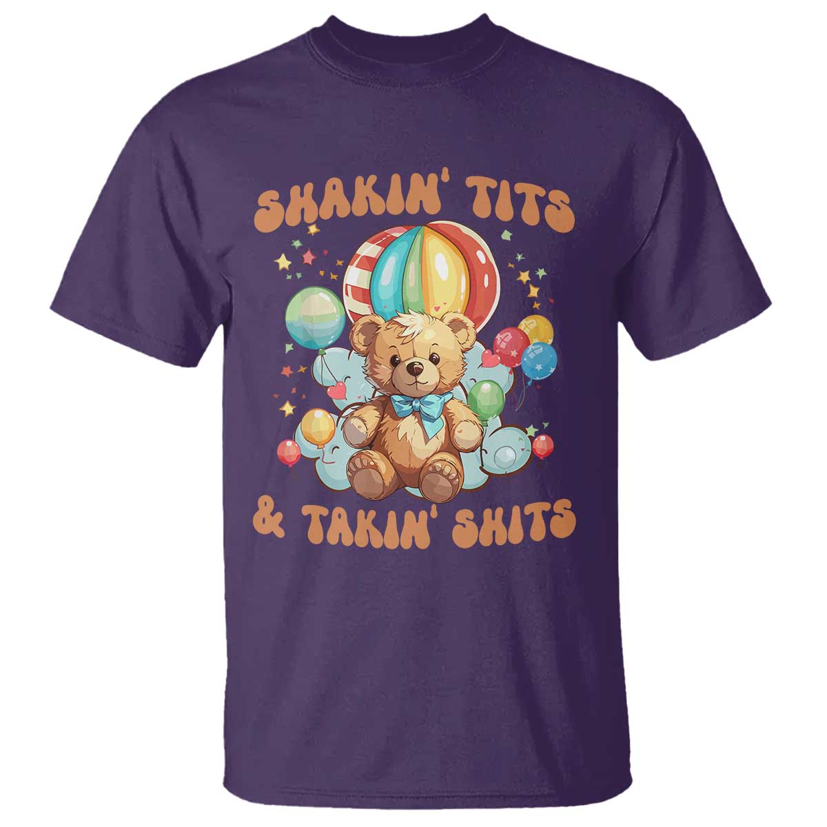 Shakin' Tits and Takin' Shits T Shirt Naughty Funny Inappropriate - Wonder Print Shop