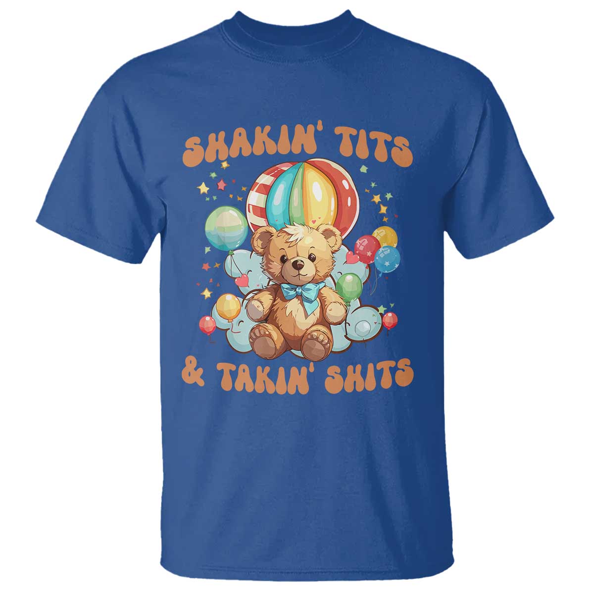 Shakin' Tits and Takin' Shits T Shirt Naughty Funny Inappropriate - Wonder Print Shop