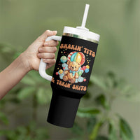 Shakin' Tits and Takin' Shits Tumbler With Handle Naughty Funny Inappropriate - Wonder Print Shop