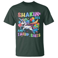 Shakin' Tits and Takin' Shits T Shirt Naughty Funny Unhinged Unicorn - Wonder Print Shop