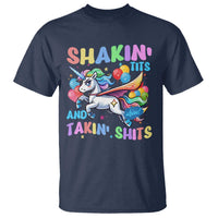Shakin' Tits and Takin' Shits T Shirt Naughty Funny Unhinged Unicorn - Wonder Print Shop