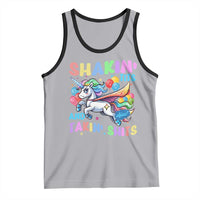 Shakin' Tits and Takin' Shits Tank Top Naughty Funny Unhinged Unicorn - Wonder Print Shop