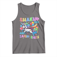 Shakin' Tits and Takin' Shits Tank Top Naughty Funny Unhinged Unicorn - Wonder Print Shop