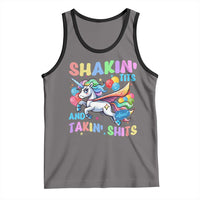 Shakin' Tits and Takin' Shits Tank Top Naughty Funny Unhinged Unicorn - Wonder Print Shop