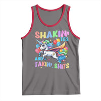 Shakin' Tits and Takin' Shits Tank Top Naughty Funny Unhinged Unicorn - Wonder Print Shop