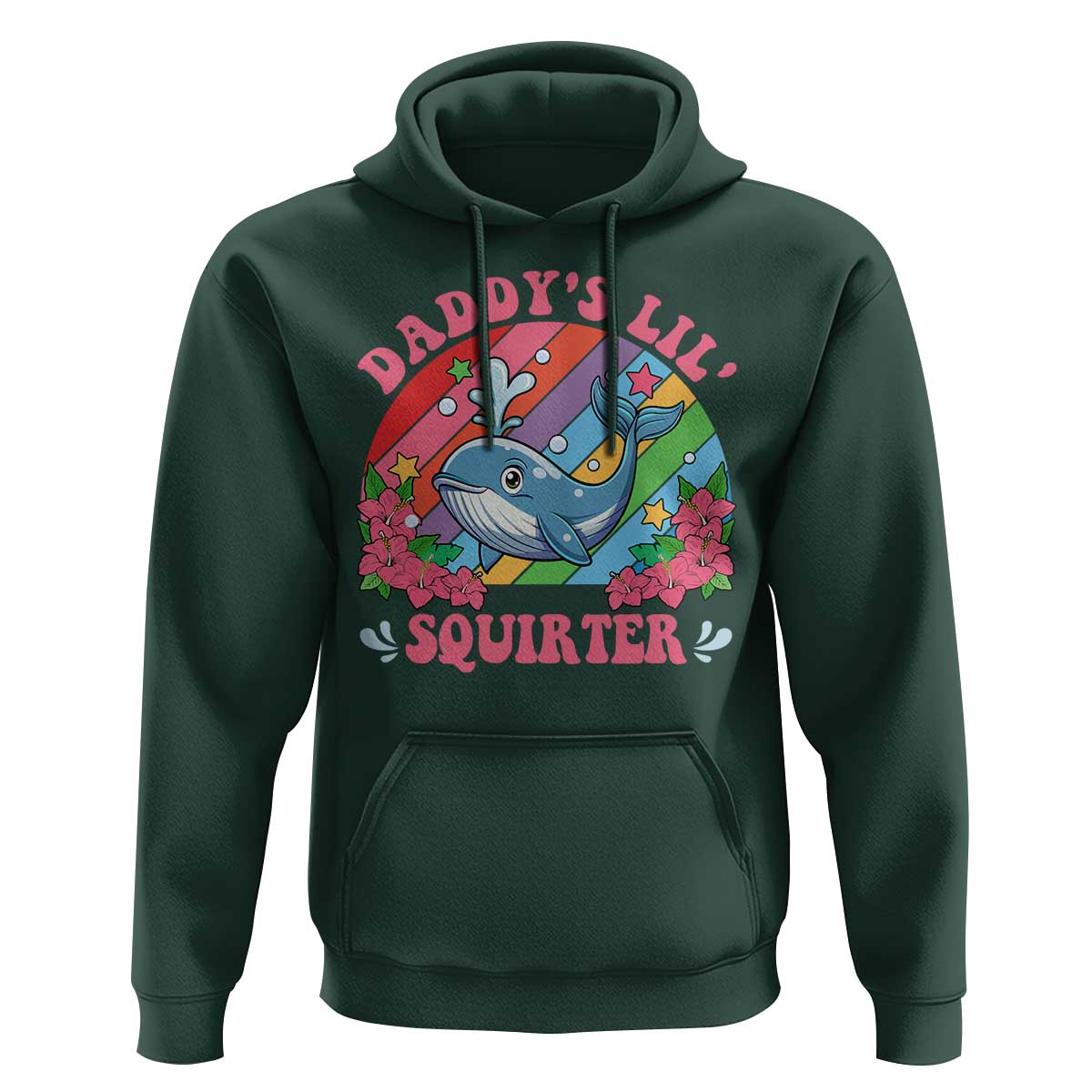 Funny Daddy's Lil Squirter Inappropriate Embarrassing Hoodie - Wonder Print Shop