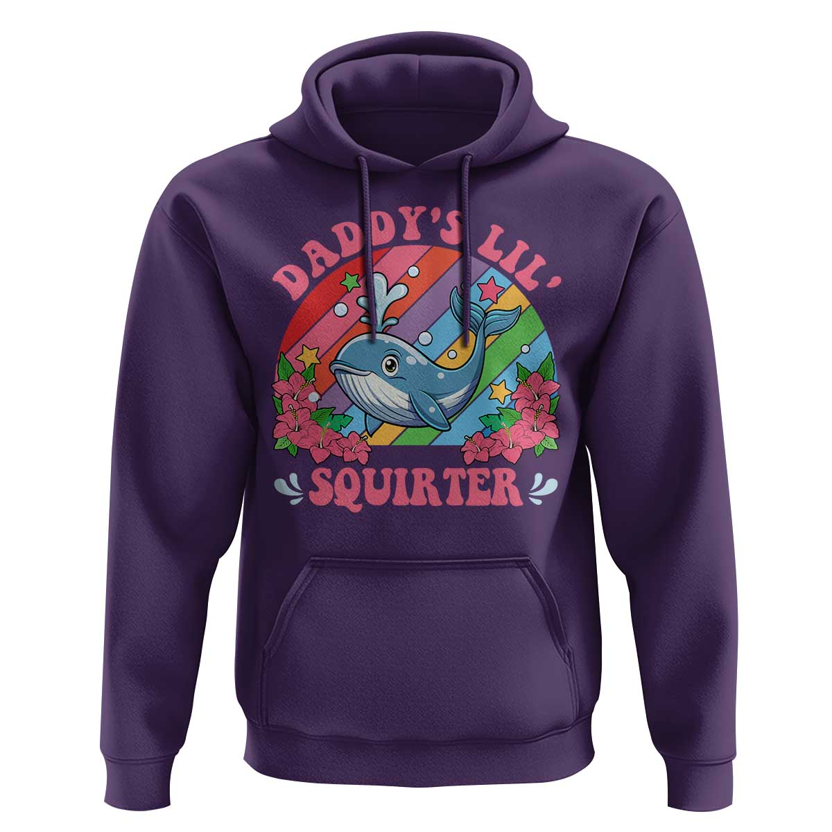 Funny Daddy's Lil Squirter Inappropriate Embarrassing Hoodie - Wonder Print Shop