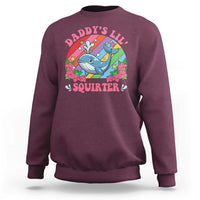 Funny Daddy's Lil Squirter Inappropriate Embarrassing Sweatshirt - Wonder Print Shop