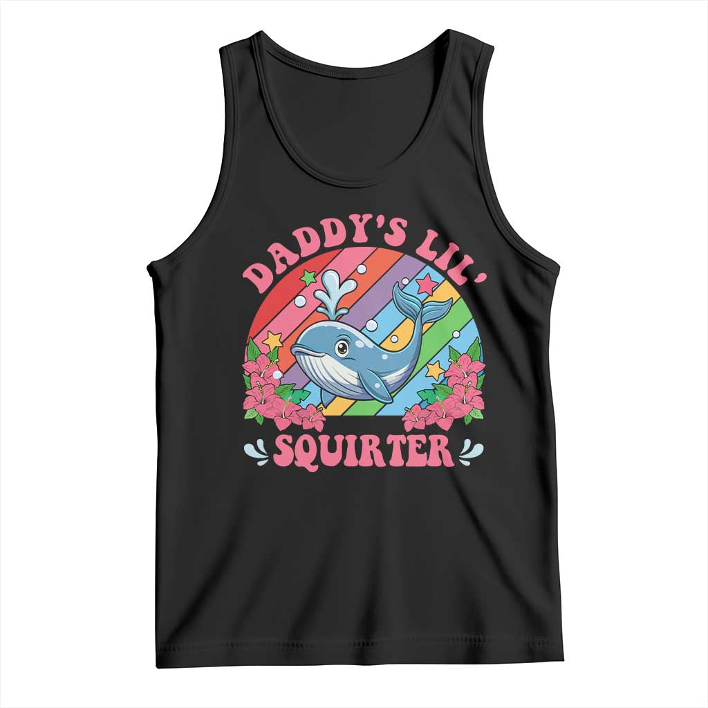 Funny Daddy's Lil Squirter Inappropriate Embarrassing Tank Top - Wonder Print Shop