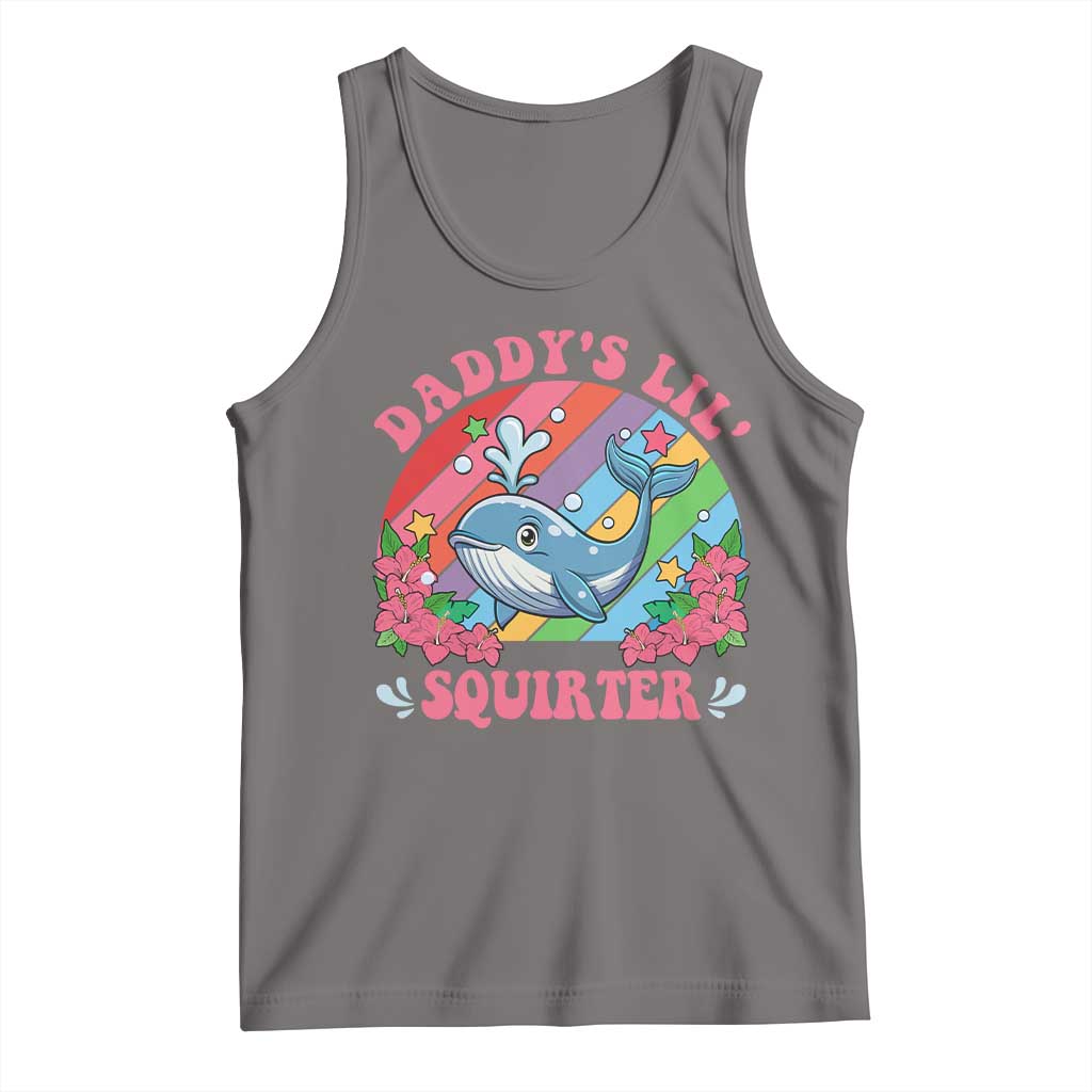 Funny Daddy's Lil Squirter Inappropriate Embarrassing Tank Top - Wonder Print Shop