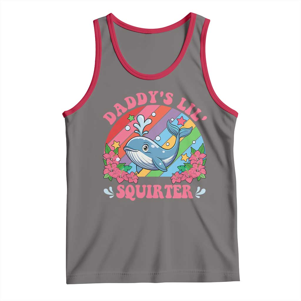 Funny Daddy's Lil Squirter Inappropriate Embarrassing Tank Top - Wonder Print Shop