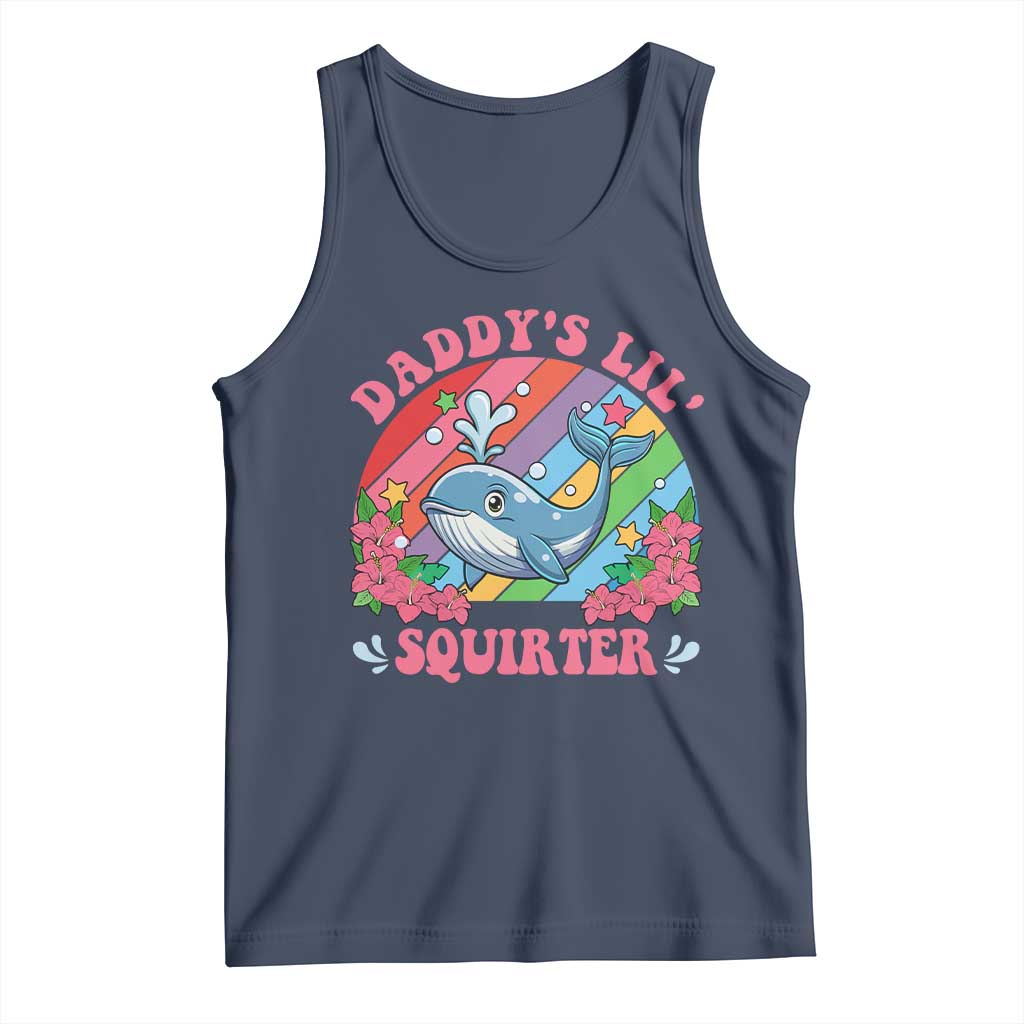 Funny Daddy's Lil Squirter Inappropriate Embarrassing Tank Top - Wonder Print Shop