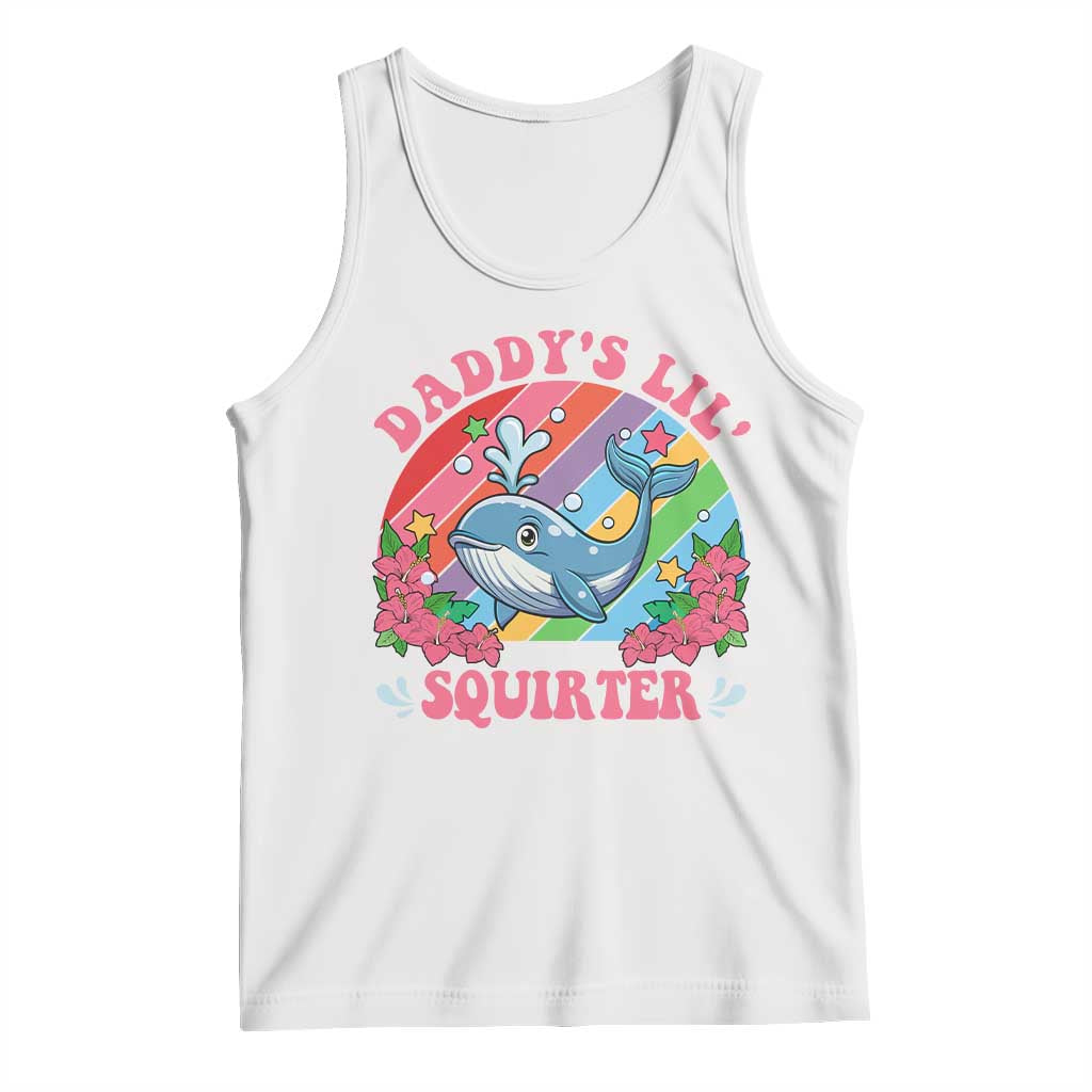 Funny Daddy's Lil Squirter Inappropriate Embarrassing Tank Top - Wonder Print Shop