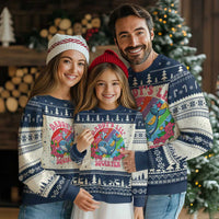 Funny Daddy's Lil Squirter Inappropriate Embarrassing Knitted Sweatshirt - Wonder Print Shop