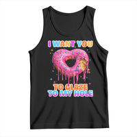 Funny Offensive Embarrassing Tank Top I Want You to Glaze My Hole Adult Humor Donut - Wonder Print Shop