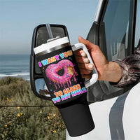 Funny Offensive Embarrassing Tumbler With Handle I Want You to Glaze My Hole Adult Humor Donut - Wonder Print Shop