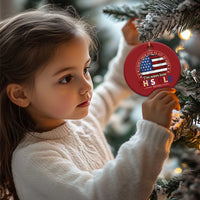 Dont Know How To Act My Age Christmas Ornament Vintage Funny Old Man Saying American Flag - Wonder Print Shop