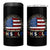 Dont Know How To Act My Age 4 in 1 Can Cooler Tumbler Vintage Funny Old Man Saying American Flag - Wonder Print Shop