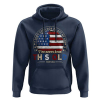 Dont Know How To Act My Age Hoodie Vintage Funny Old Man Saying American Flag - Wonder Print Shop