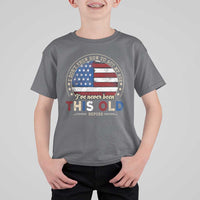 Dont Know How To Act My Age T Shirt For Kid Vintage Funny Old Man Saying American Flag - Wonder Print Shop