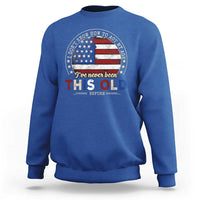 Dont Know How To Act My Age Sweatshirt Vintage Funny Old Man Saying American Flag - Wonder Print Shop