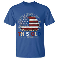Dont Know How To Act My Age T Shirt Vintage Funny Old Man Saying American Flag - Wonder Print Shop