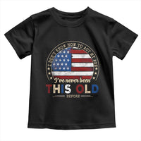 Dont Know How To Act My Age Toddler T Shirt Vintage Funny Old Man Saying American Flag - Wonder Print Shop