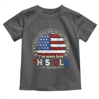 Dont Know How To Act My Age Toddler T Shirt Vintage Funny Old Man Saying American Flag - Wonder Print Shop
