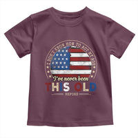 Dont Know How To Act My Age Toddler T Shirt Vintage Funny Old Man Saying American Flag - Wonder Print Shop