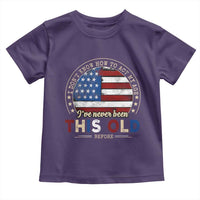 Dont Know How To Act My Age Toddler T Shirt Vintage Funny Old Man Saying American Flag - Wonder Print Shop