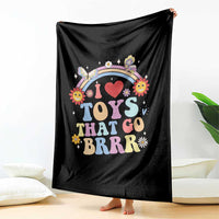 Funny Embarrassing Throw Blanket I Love Toys That Go Brrr Adult Humor - Wonder Print Shop