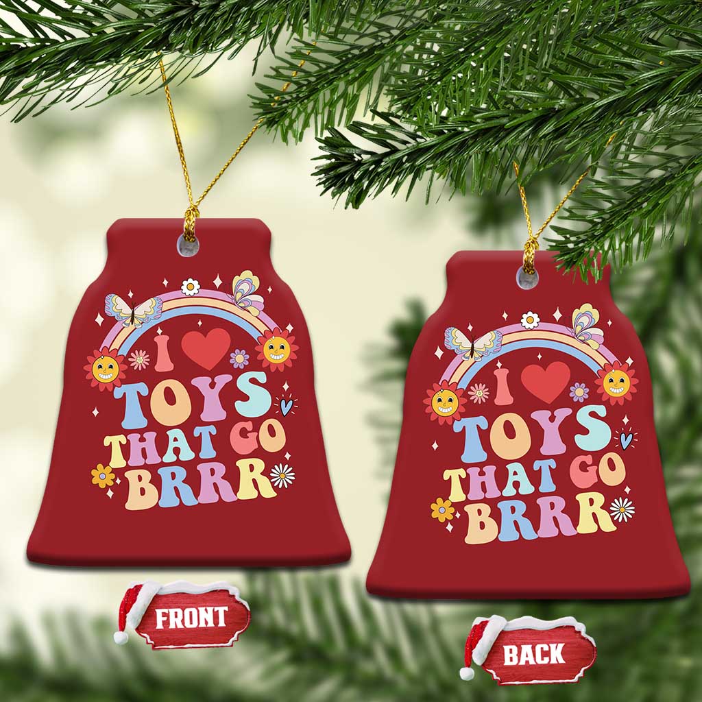 Funny Embarrassing Christmas Ornament I Love Toys That Go Brrr Adult Humor - Wonder Print Shop