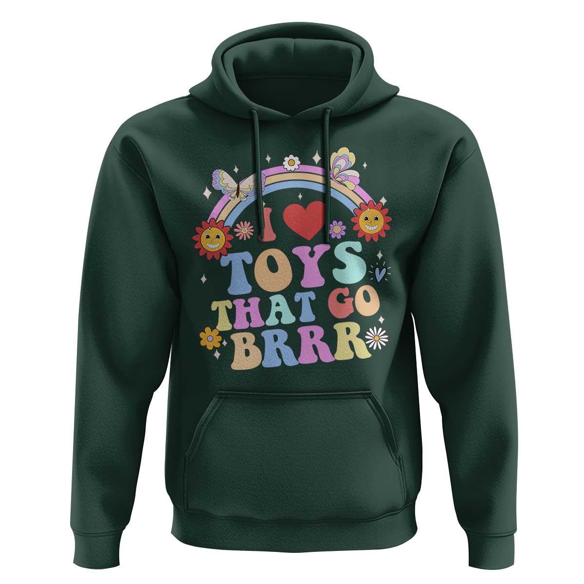 Funny Embarrassing Hoodie I Love Toys That Go Brrr Adult Humor - Wonder Print Shop