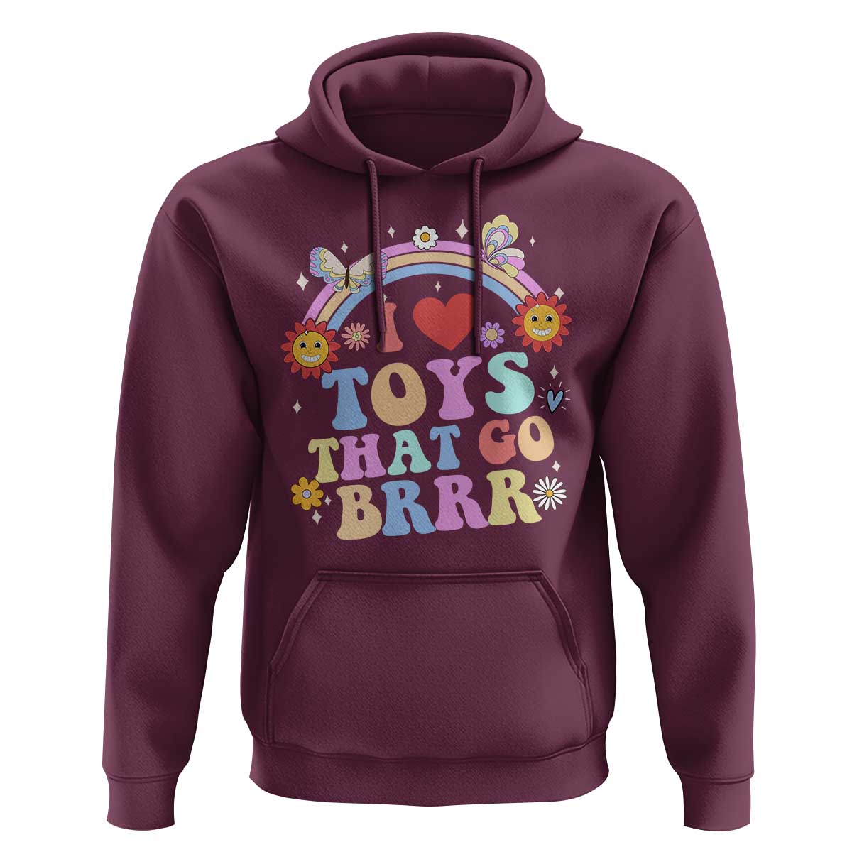 Funny Embarrassing Hoodie I Love Toys That Go Brrr Adult Humor - Wonder Print Shop