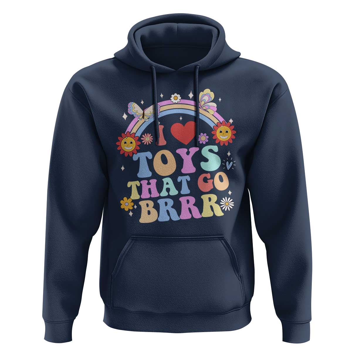 Funny Embarrassing Hoodie I Love Toys That Go Brrr Adult Humor - Wonder Print Shop